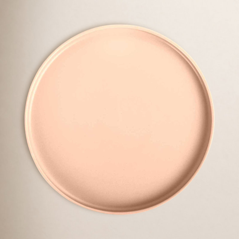 Ensemble d'assiettes à salade 6 pièces Jennette, Orange pastel