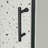 Matte Black Pivot Swing Shower Door 38-42" X 71", 1/4" Tempered Glass, Easy Install, Magnetic Close, Advanced Leakage, Wall Adjustable 3/8", Stainless Steel Glass - W 71" H, Black, Tempered, Left &-124069852