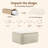 Ottoman Footrest With Removable Washable Cushion-1270766670