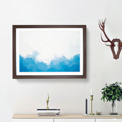 Divided in Abstract - Picture Frame Graphic Art Print