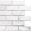 Santorini 2" x 4" Beveled Marble Mosaic Sheet Tile-60084803