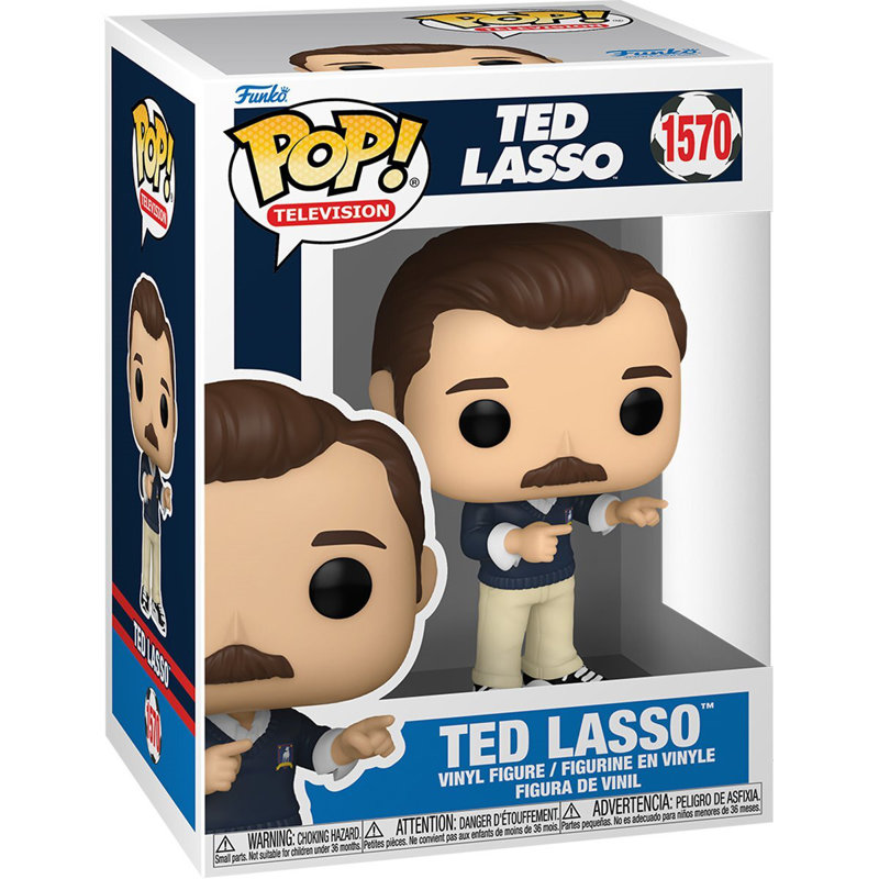 Funko Pop! Paquet de 2 Ted Lasso Pointing # 1570 et Roy Kent # 1508