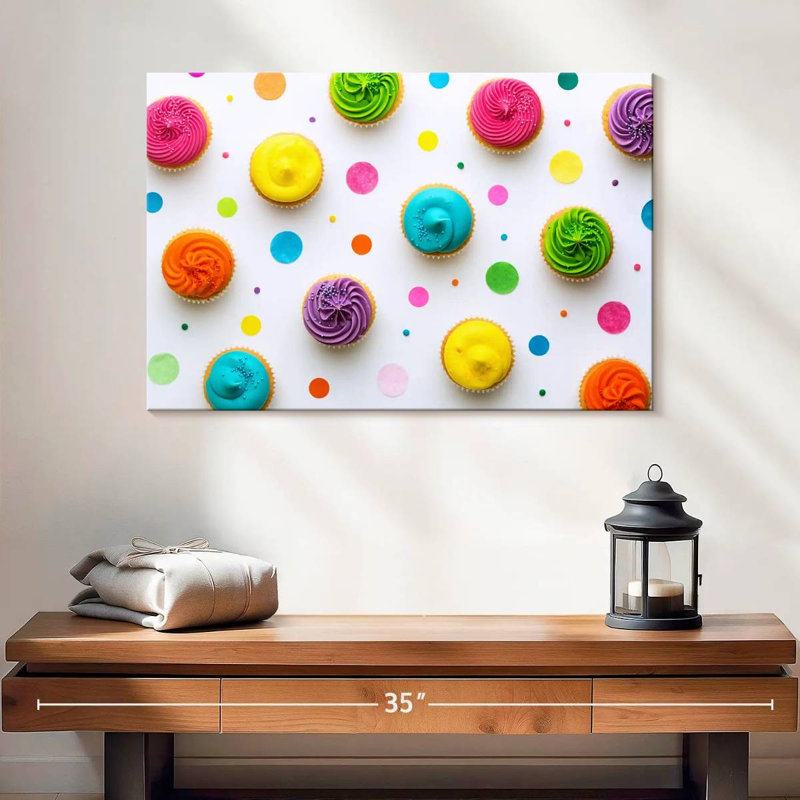 Yarlin Cupcakes, 16" H x 24" W