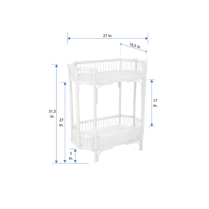 Table de bout Anders, Blanc