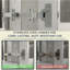 Armoire à pharmacie Hennagan avec miroir et 4 tablettes réglables-1501459024-1501459025