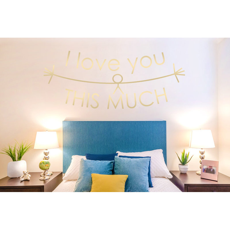 Non-Wall Damaging Wall Decal, Shiny Gold