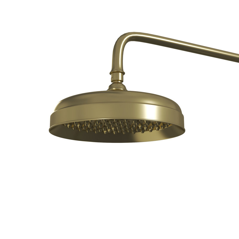 Abbey 10 x 22 Shower Faucet Set with Handshower, Brushed Brass, Brushed Brass