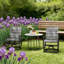 Ensemble de chaises d'extérieur pivotantes en osier rotin gris pour l'extérieur, résistant aux rayons UV et confortables-257631898