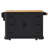 56 inch Kitchen Island with Rubber Wood Veneer Drop Leaf-334854535