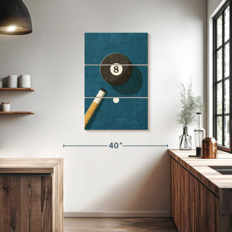 Balle de billard Senne 8, H 38 po x l 24 po