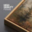Illustration de pin, forêt, photos de bois d'automne brun, impression numérique sur toile giclée sur toile-111652481-111652483