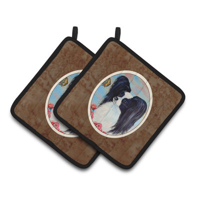 Caroline's Treasures Papillon Polyester Potholder