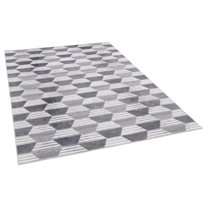 Kol Geometric Shag 190cm X 280cm Indoor / Outdoor Area Rug