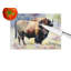 American Bison Glass Cutting Board Large
