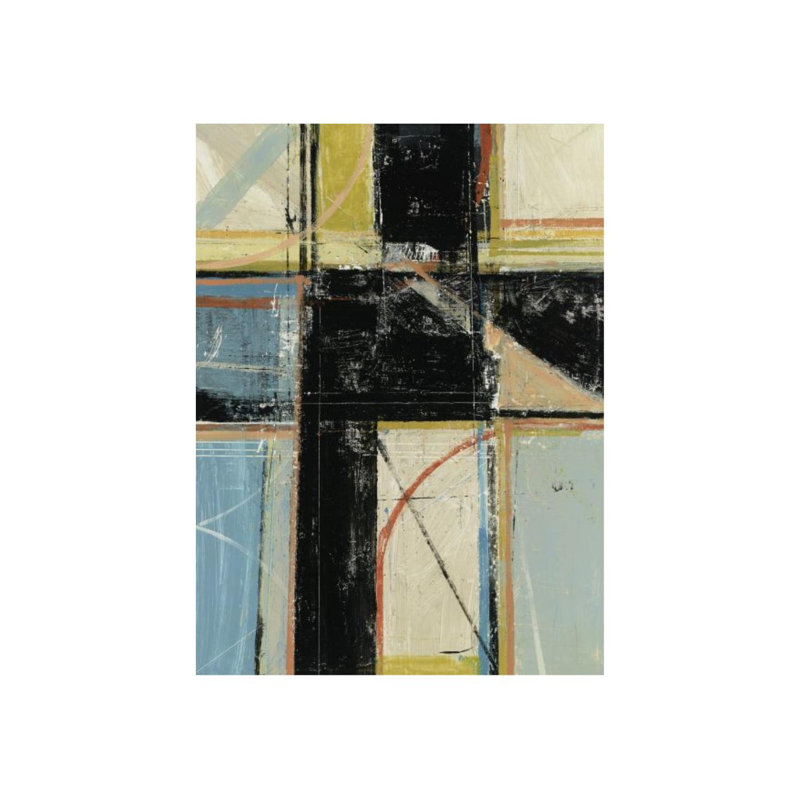 San Fransisco par JB Hall - Peinture, H 40 po x l 30 po x P 1,5 po, Image au pinceau gel