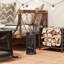 Piece Metal Fireplace Tool Set Broom