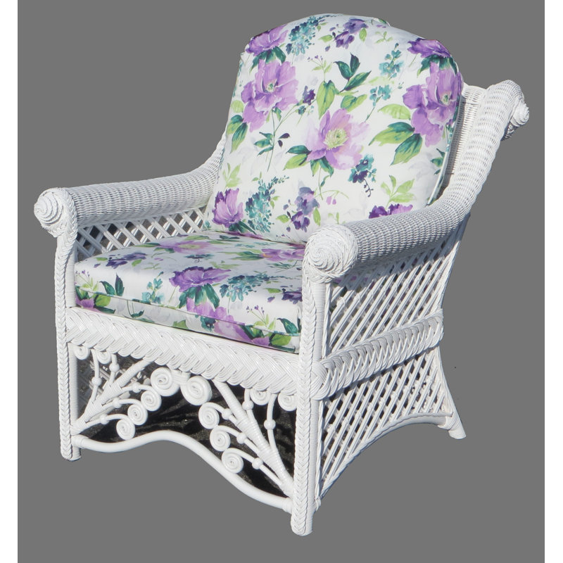 Fauteuil Belgr, Blanc, Cendré Macbeth