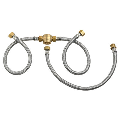 Ensemble flexible de robinet de baignoire à fixation sur plateau Universal