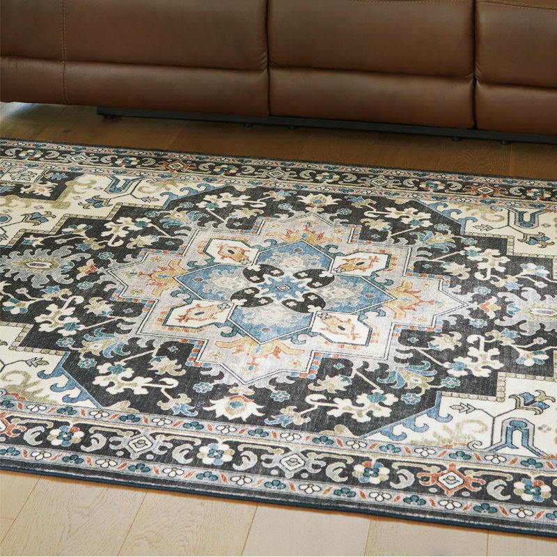 Blencoe Washable Rug, Rectangle 5' x 7'