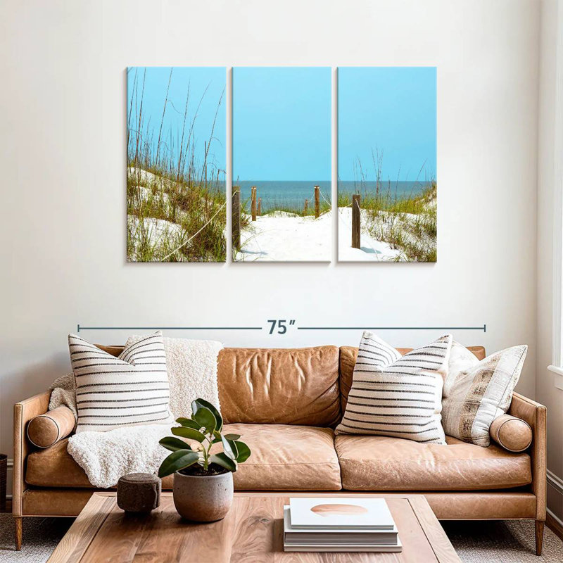 Plage de sable blanc Gillard I, H 36 po x l 57 po