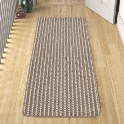 Ridhaan Non-Slip Striped Doormat