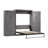 Arlex Bed and Storage Units with Doors and Drawers-88513700-91638443