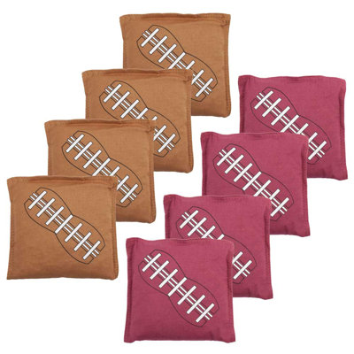 GSE Set of 8 Regulation Size and Weight Cornhole Bean Bags for Cornhole Board Toss Game