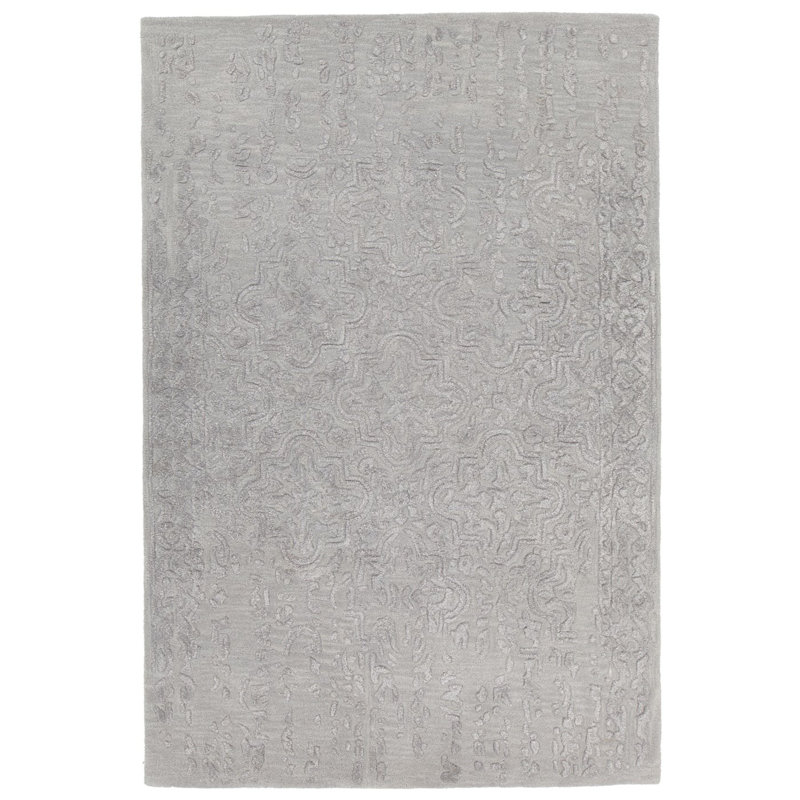Wool Abstract Indoor Rug, Rectangle 7'9" x 10'6"