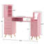 Bureau de maquillage, table de manucure avec tablette et armoire Ingrim-1711648064