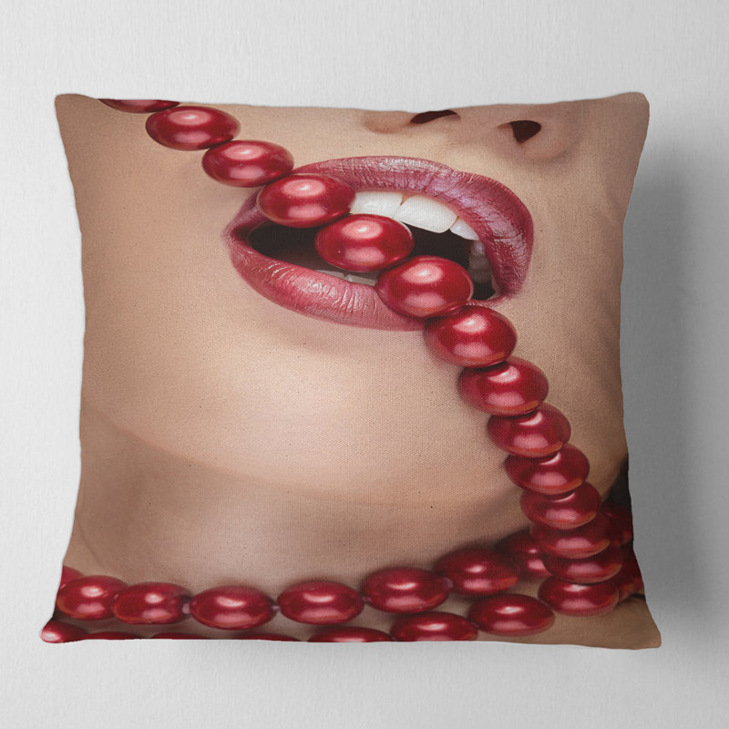 Couvre-oreiller carré pour femme, 16" x 16"