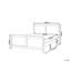 CHAMPAGNAT Solid Wood Bed-874833682-874833694