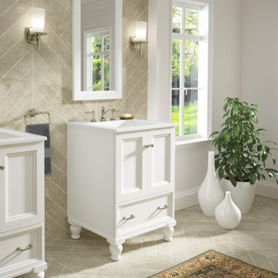 Base de meuble-lavabo simple 24 po Damask®