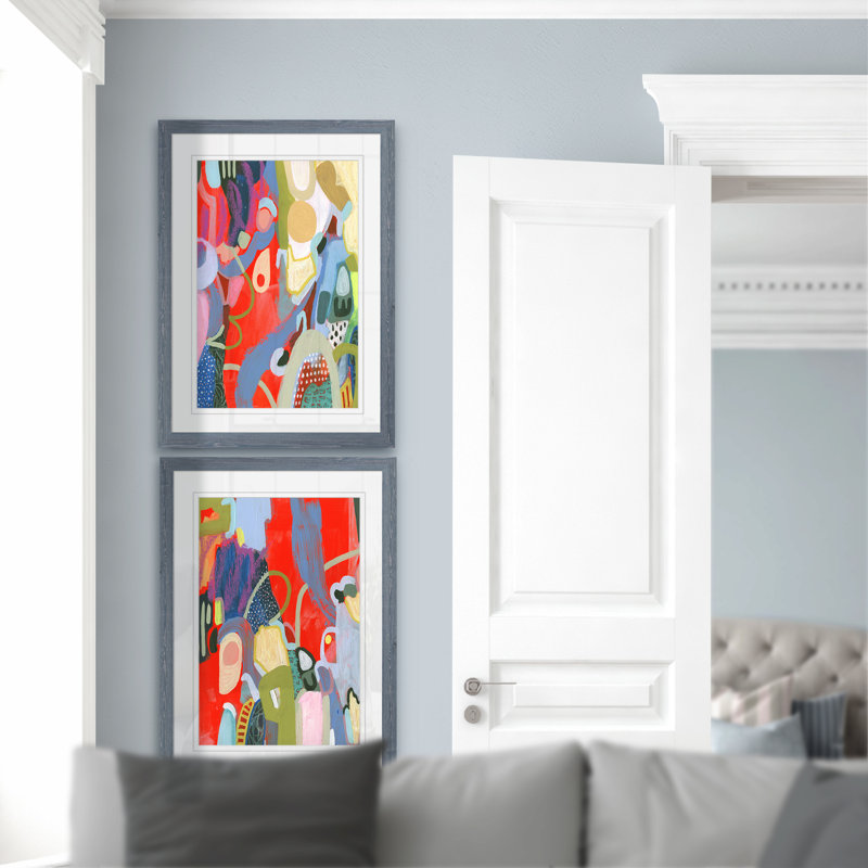 " Max Out I " by Vincent Van Gogh 2 - Pieces, Framed Print with Mat, 18" H x 24" W, Gray