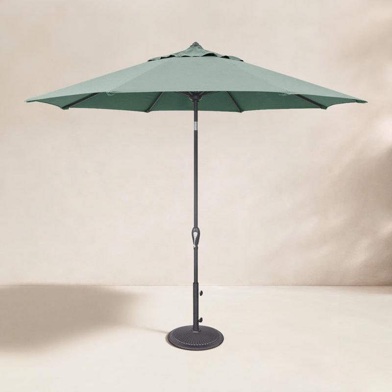 Parasol de marché inclinable 9 pi Colete, Vert