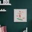 Santa Goes Surfing - Single Picture Frame Painting-191915391