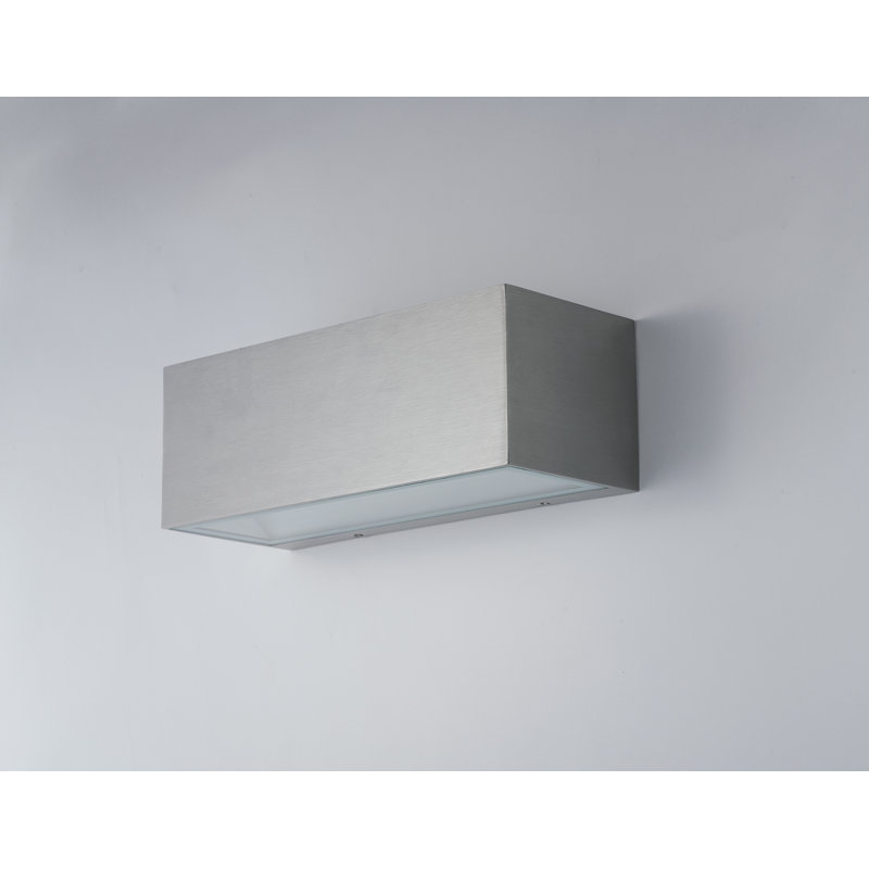 Bredevoort 10.8cm H Integrated LED Outdoor Flush Mount, Nikel