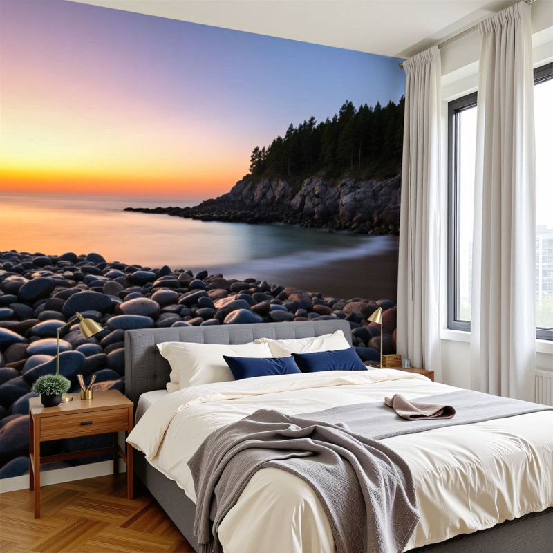 Papier peint adhésif auto-adhésif moderne pour la chambre à coucher L 96 po x l 69 po Peel and Stick, L 96 po x l 69 po