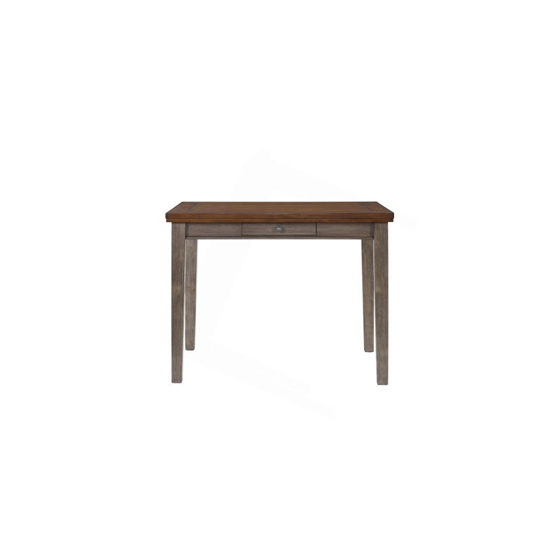 Counter Height Two Tone 4 Drawer Dining Table