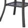 Bonia Wicker Rattan Side Table With Built-In Glass