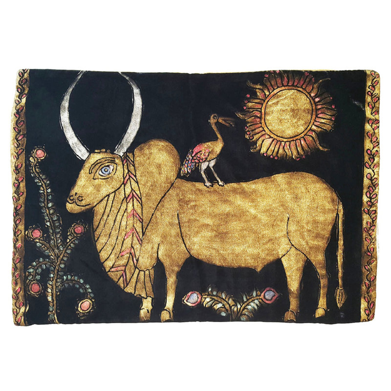 Ox Rectangular Pillow Cover, Velvet