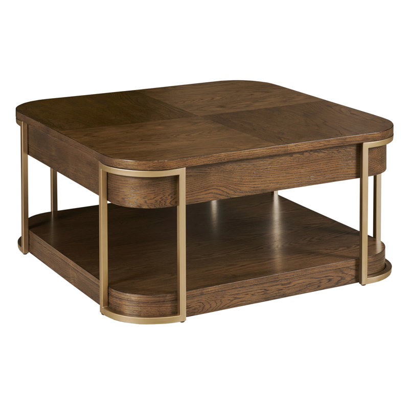 Table basse carrée avec roulettes