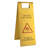 Double-Sided Caution Wet Floor Sign-94374825