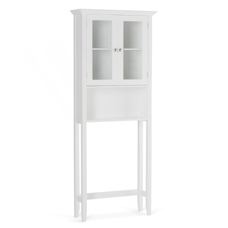 Acadian - Armoire économiseur d'espace - Blanc pur