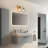 Dimmable Bathroom Vanity Lights With Clear Shade-1880891558