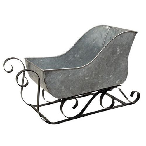 Galvanized Metal Sleigh The Holiday Aisle®