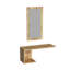 Emanoila Flat Mirror with Shelves-347195391