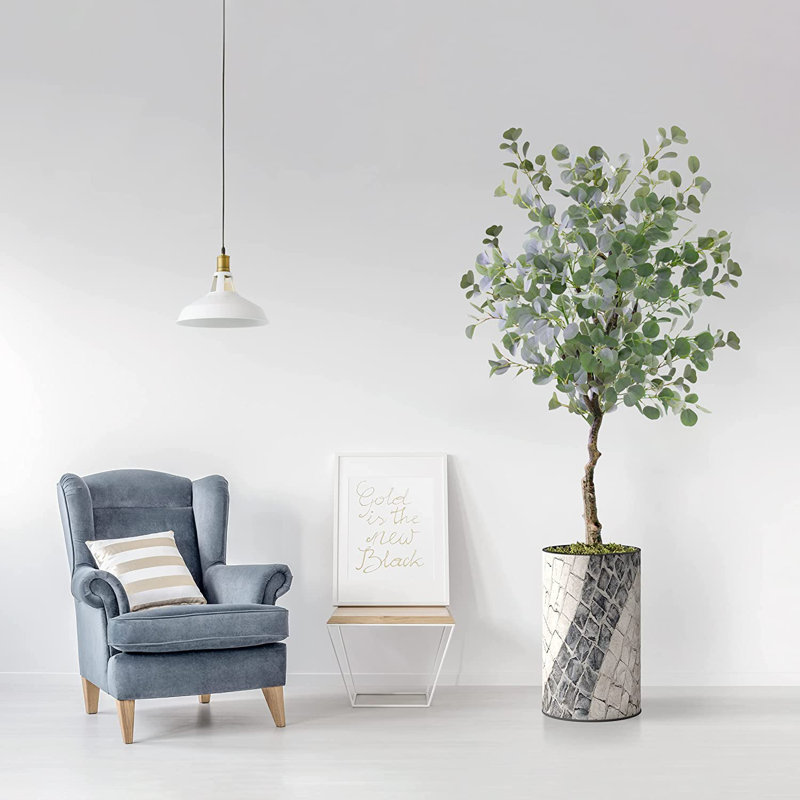 Eucalyptus artificiel en pot