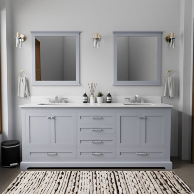 Ensemble de meuble-lavabo double 80 po Dukes