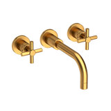 East Linear Wall Mount Bathroom Faucet