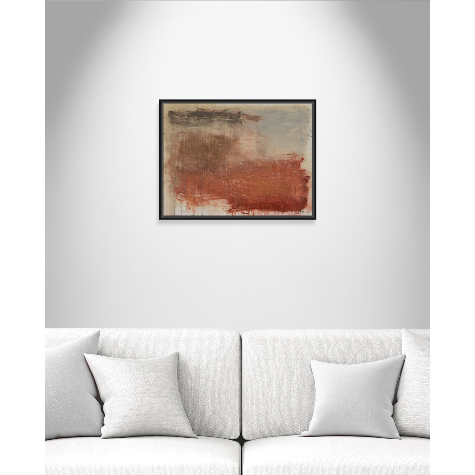 Colin "Autumn Over The Riviera" Print, 19.5" H x 25.5" W, Black